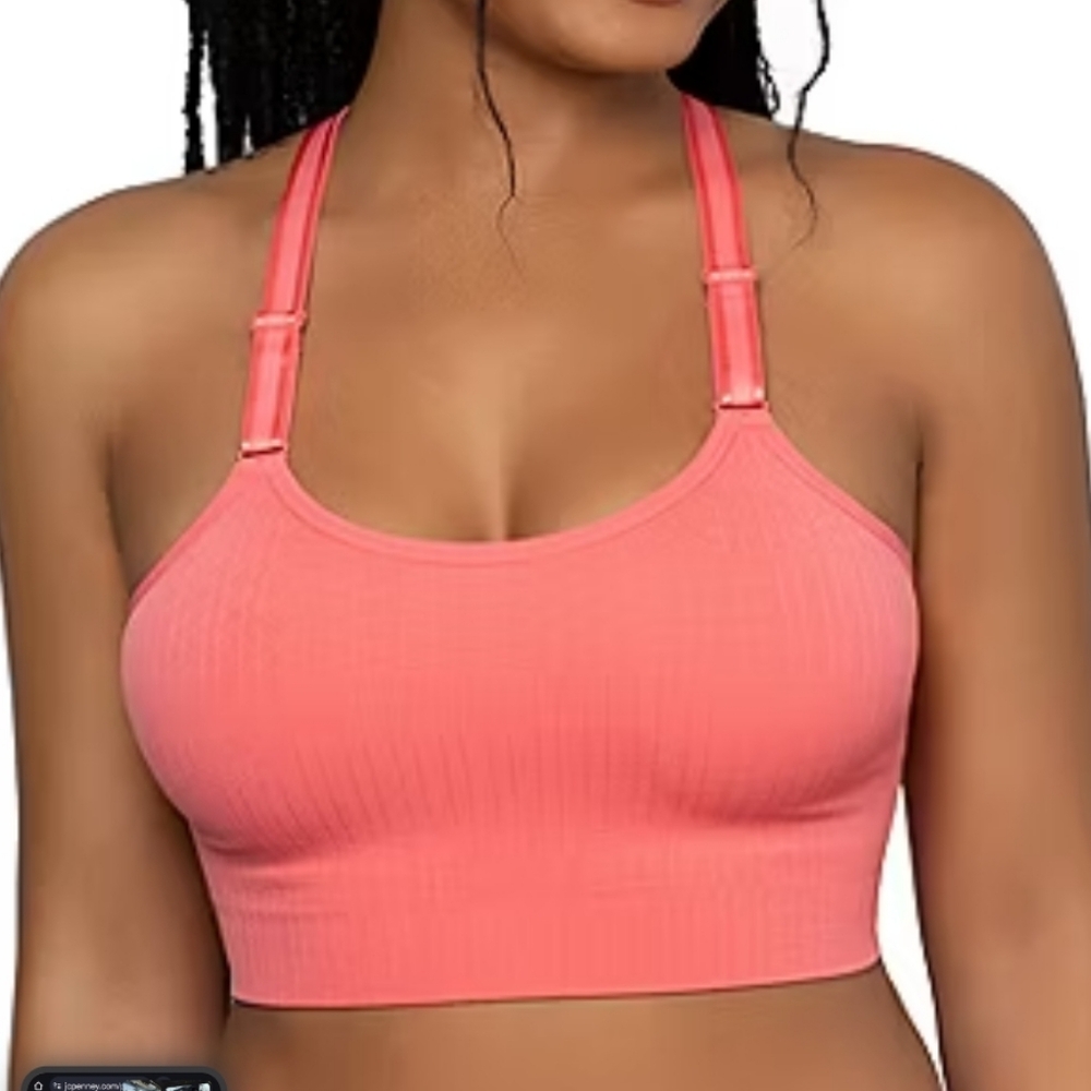 Curvy Couture Smooth Seamless Comfort Wireless Longline Bra